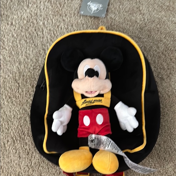 Disney Plush Backpack - Mickey Mouse Doll - Picture 3 of 7